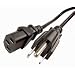 New Dell 6ft Power Cable Cord (Black) - 05120P - 18AWG3C