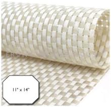 FOH XPM046WHV83 11" x 14" Basketweave Placemat - 12 / CS
