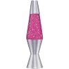 Lava Lite 10" Glitter Lamp - Pink Liquid/Silver Glitter