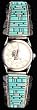 Men's Sterling Silver and Turquoise Inlaid Watch, #6