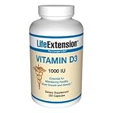 Life Extension - Vitamin D3 (1000iu), 1000, 250 capsules