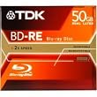 TDK BD-RE Dual Layer Blu Ray Disc, 50gb, 1-Pack (Jewel Case)