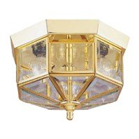 Boston Harbor 3Lt 8In Brass Ceiling Fixture F9BB03