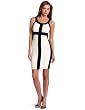 Jax Womens Two Tone Jersey Dress