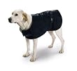 Warm Wind Proof Dog Coat~Blanket Style~XXL EZ On-Off~Black