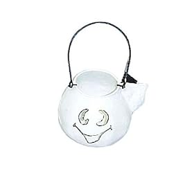 White Ghost Metal Lantern by Lava