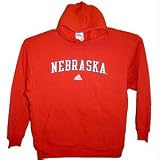 Nebraska Cornhuskers Official 'Iron Man' NCAA Hoody by Adidas (2X-Large Red) - 2XL