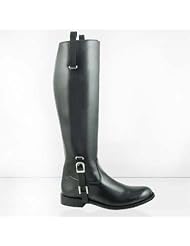 Dignity Mens Man Men Motorcycle Biker Fashion Tall Knee High Boots Boots Shoes Black... by FAMMZ