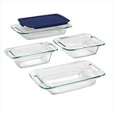Brand-New Pyrex Easy Grab 5-Pc Bake Set Glass Is Oven Microwave Frig/Freezer Dishwasher Safe