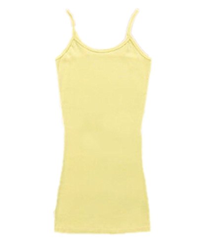 Bronze Times キャミソール 無地 レディース コットン フリーサイズ　Womens Cotton Boat Neck Natural Tank Top