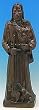 24 inch Saint Fiacre - Outdoor Vinyl Statue
