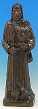 24 inch Saint Fiacre - Outdoor Vinyl Statue