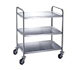 Stainless Steel 3-Level Trolley - 30" x 16" x 32"