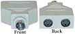 2 x MiniDin4 (Apple ADB) Female / 1 x MiniDin4 (Apple ADB) Male Adaptor