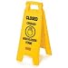 Rubbermaid #6112-00 25 Caution Floor Sign