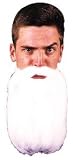 Mustache Beard White 14In Costume Accessory