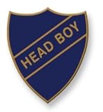 Kitchen & Housewares : HEAD BOY Blue Enamel Old School Vintage Badge