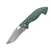 Retribution-1, Green Micarta Handle, Plain, Nylon Sheath