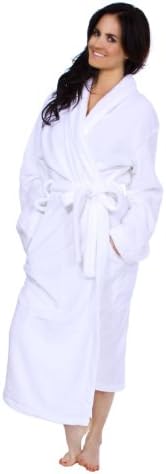 Simplicity Pack of 12 Luxurious Bath Robes w/ Pockets, White