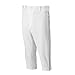 Mizuno Premier Short Piped Pants, White/Navy, Small