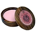 Geo F. Trumper Rose Hard Shaving Soap Wooden Bowl GFT