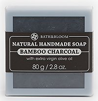 Bath and Bloom Bamboo Charcoal Natural Soap 80 G. / 2.8 Oz.