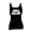 Black Ladies Baby Doll Tee