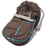 Keep your little bundle of joy bundled tight in this soft, cozy liner for car seats, strollers, joggers or bike trailers. Featuring a durable, water resistant outer shell and adjustable hood, it's specially designed for warmth and protection during the wi
