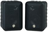 BIC AMERICA RTRV44-2 Indoor/Outdoor 3-Way Speakers Black