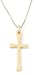 14k Yellow Gold Latin Cross Pendant by Bob Siemon, 18