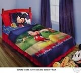 Disney Mickey Mouse Twin Bedding Comforter / Sheet Set