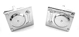 Silver DJ Turntable Cufflinks