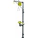 Bradley S19-310PVC PVC 3 Spray Head Combination Drench Shower and Eye/Face Wash Unit, 20 GPM, 9" Width x 88-1/2" Height x 26-3/8" Depth, Yellow