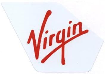 Virgin Virgin Atlantic Airways waterproof paper sticker seal