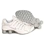 Men Nike Shox NZ White / Metallic Silver 309720-103