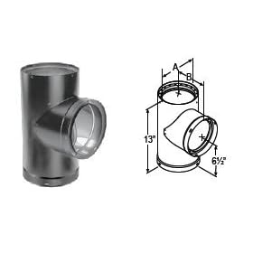Buy Chimney 69182 8 in. Dura-Vent DVL Double-Wall Tee With Cover now!