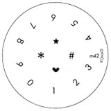 Produkt-Bild: Konad Stamping Schablone M 42