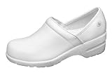 Cherokee Workwear Womens "Harmony" Padded Collar Slip On Nurses Shoe In White or Black,. Regular or Wide Width