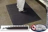 Noise Reduction Diamond Plate Antifatigue Mat 9/16 Thick 36 X 60 Black