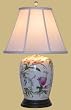 Classic Traditional Formal Quality Lighting - 25" Porcelain Lily Ginger Jar Oriental Style Fine Table Lamp