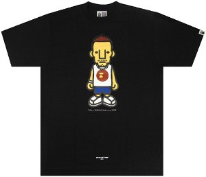 Size【M】A BATHING APE(エイプ) '06中田マイロT【黒黄】【新品】