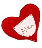 personalized heart pocket pillow