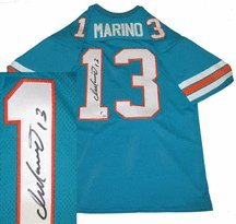 Dan Marino Autographed White Authentic Miami Dolphins Jersey