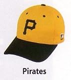Pittsburgh Pirates Youth Cooperstown Throwback Retro Officially Licensed MLB Adjustable Velcro Baseball Hat Ball Cap