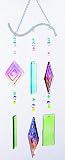 Outdoor Living : Colored Glass Wind Chime