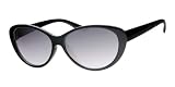 Ladies Womens Black Vintage Retro Fashion Cats Eye Designer Style Sunglasses, Full UV 400, CE Marked