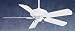 Casablanca Ceiling Fans 7911D Lanai Fan Snow White Outdoor WET Fan 53