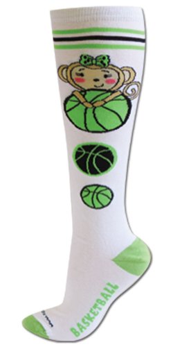 Sports Katz Maisy Monkey BASKETBALL Socks