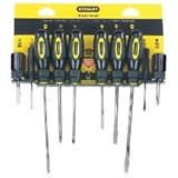 Stanley 60-100 10-Piece Standard Fluted Screwdriver Set