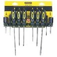 Stanley 60-100 10-Piece Standard Fluted Screwdriver Set